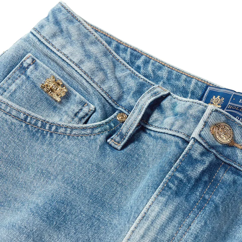 Holland Cooper High Rise Slim Jean - Vintage Indigo-4